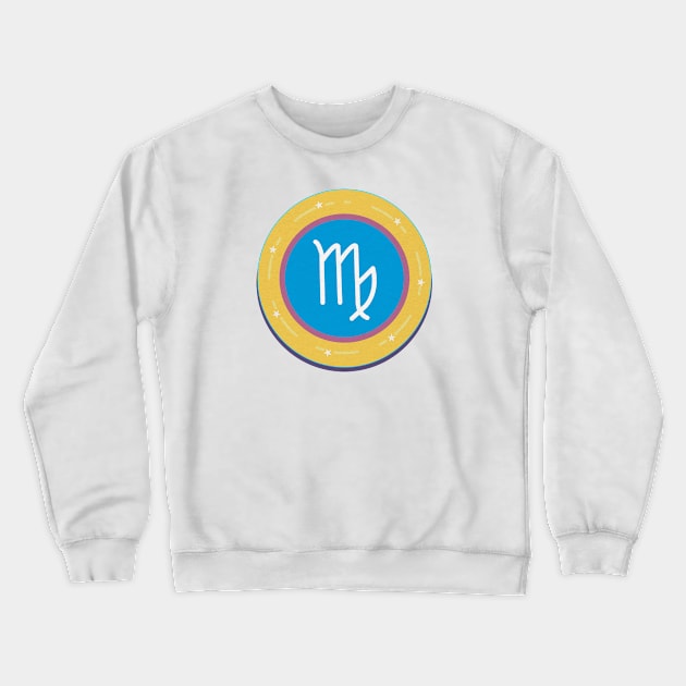 Virgo Zodiac Crewneck Sweatshirt by TheSoldierOfFortune